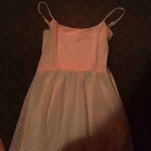 White short dress fabric Printed